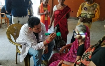 Free Ambulance And Eye check and eyeglass distribution